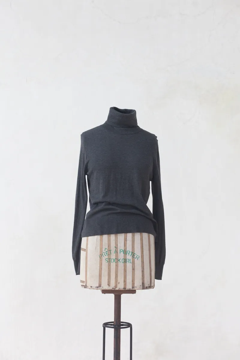 Grey Turtle Neck