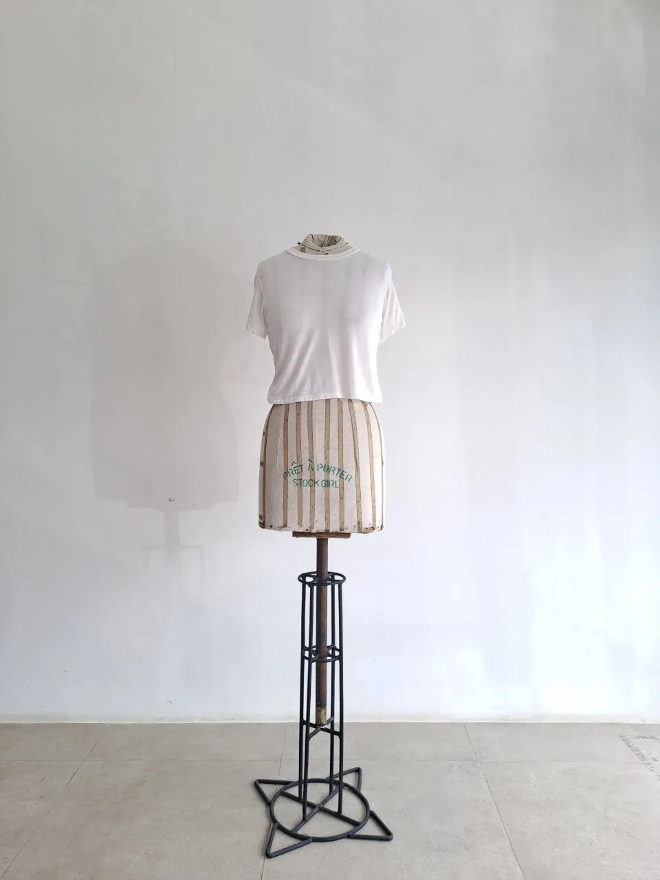 White Basic Crop Tee