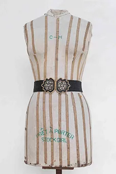 Black Belt with Embroidery