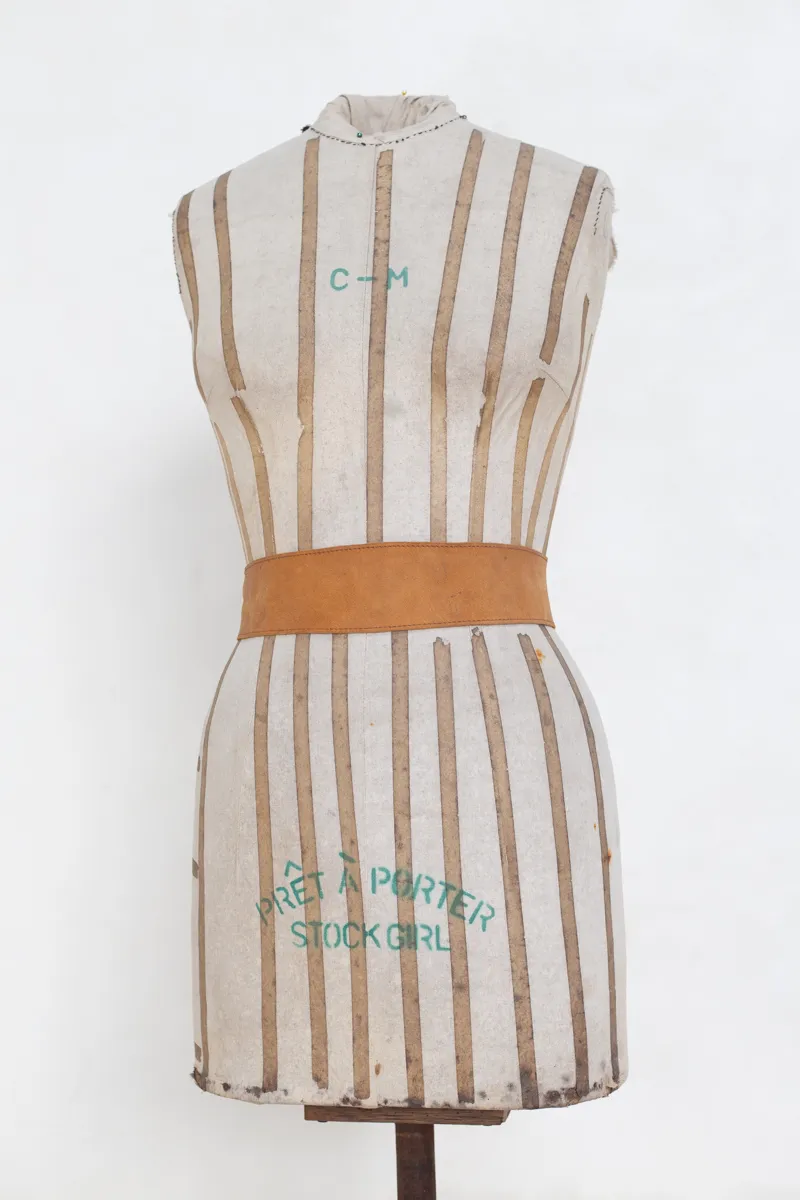 Brown Leather High Waisted Tie Belt