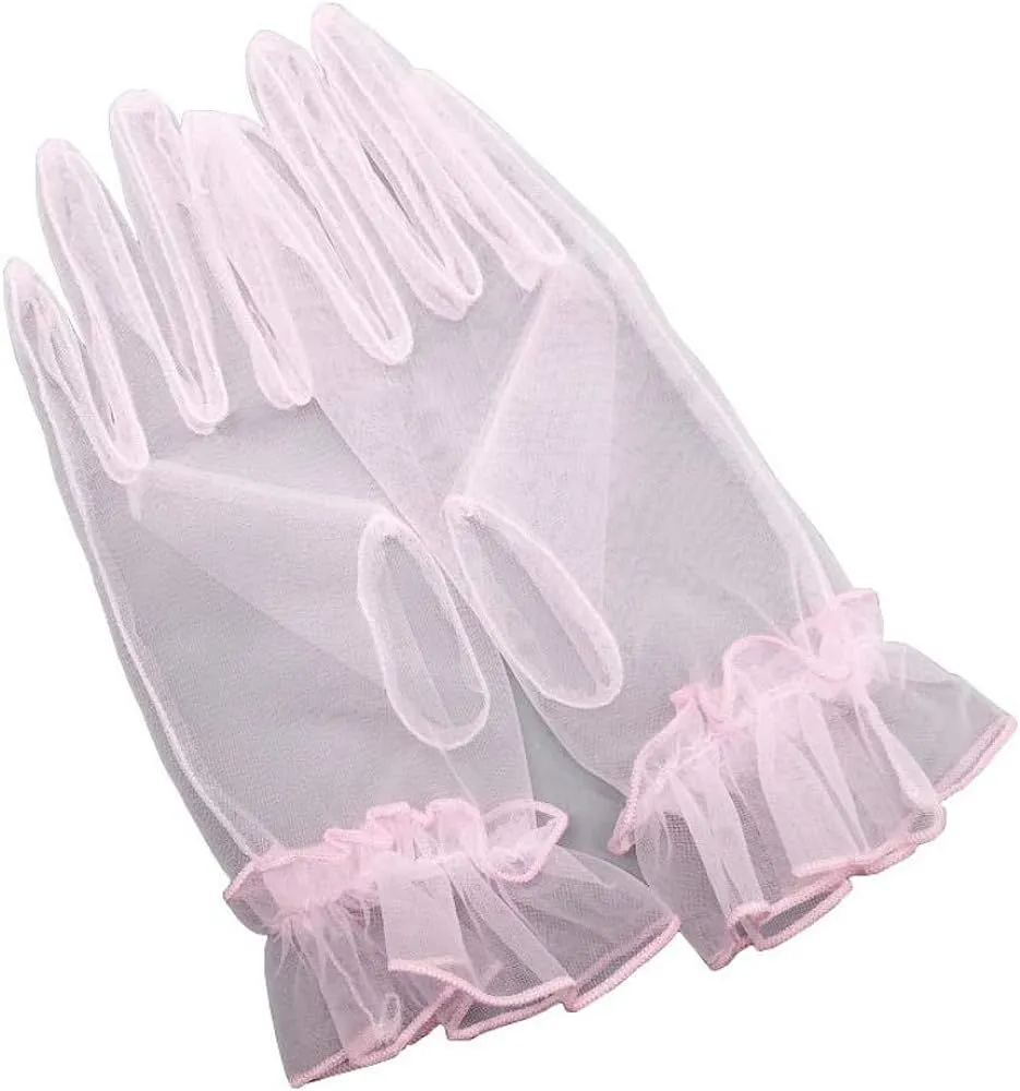 Sheer Pink Gloves 