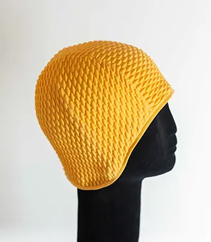  Retro Orange Swimming Cap