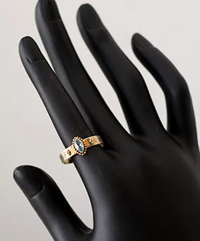 Blue Gemstone Ring