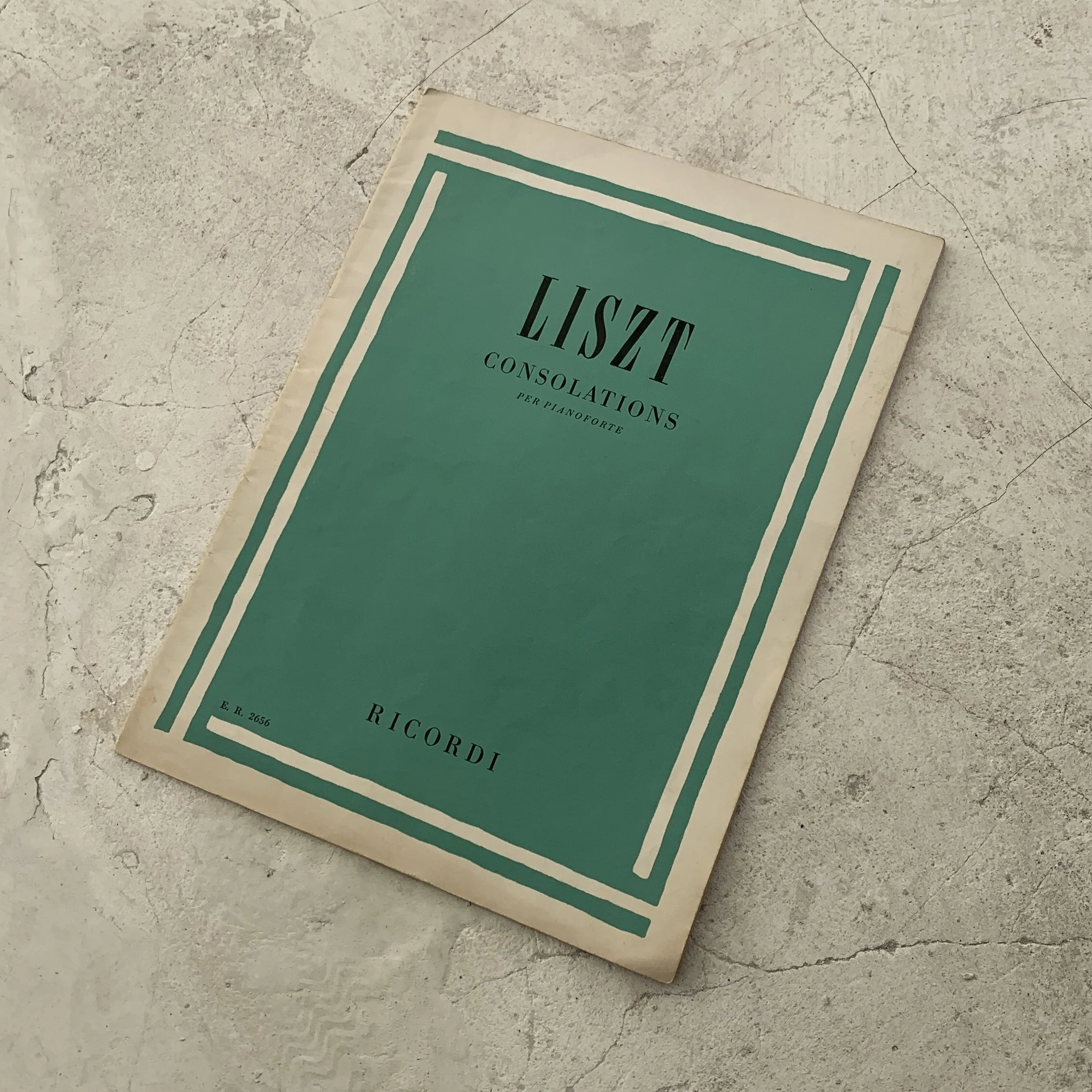 Franz Liszt Consolations Book
