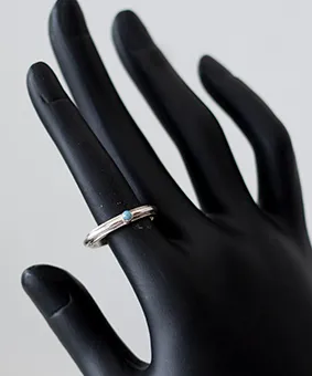 Silver Ring with Turquoise