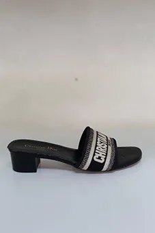 " Christian Dior"  Embroidered Sandals