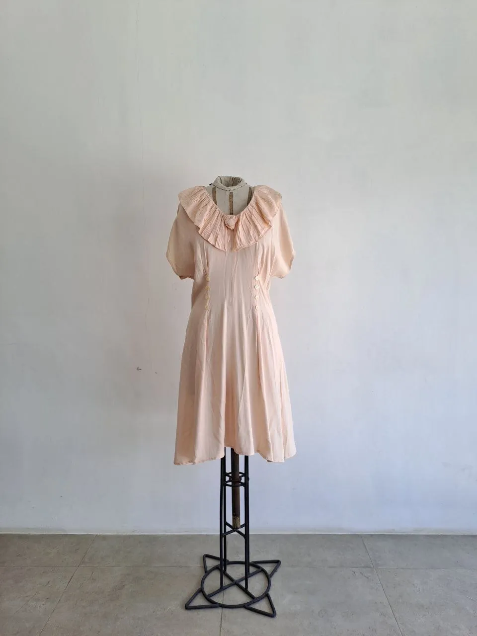 Peach Vintage Dress