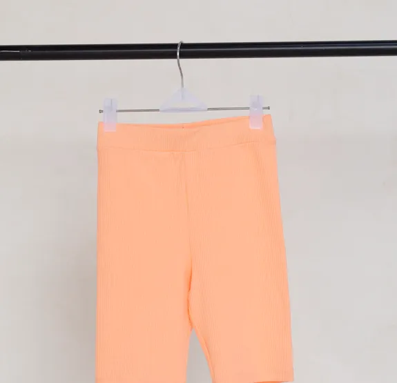  Salmon Pink Biker Shorts