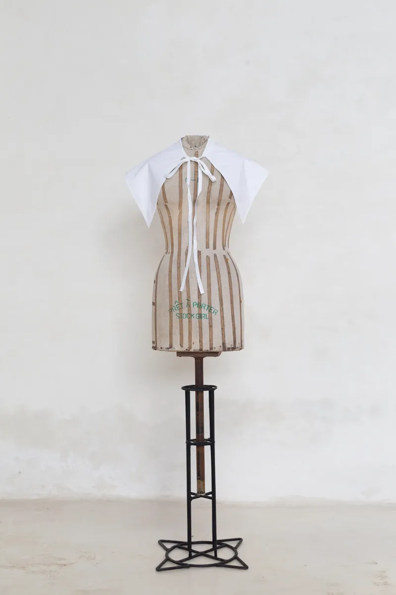 Patou White Collar with Front Tie