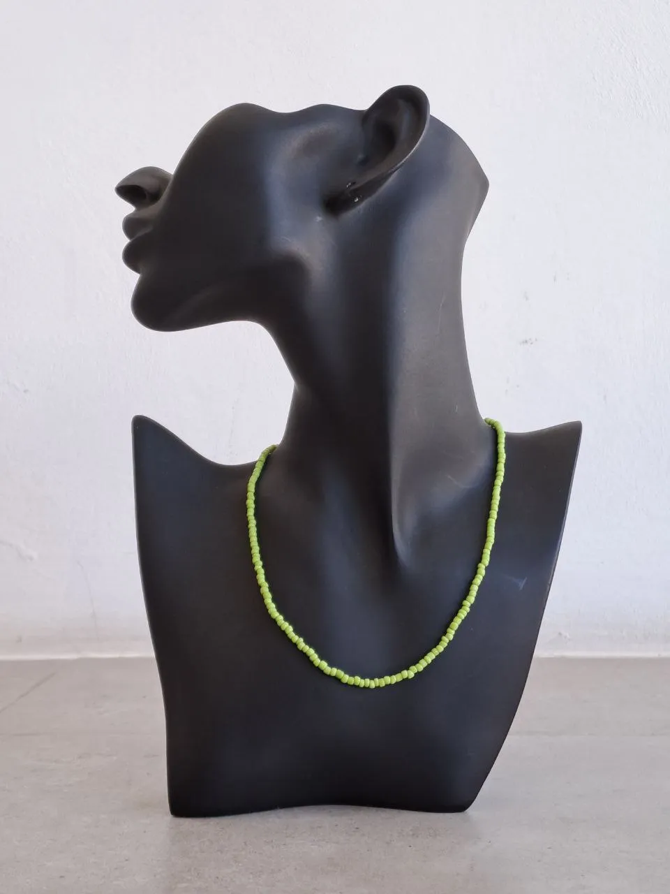 Green Small Beads Necklace