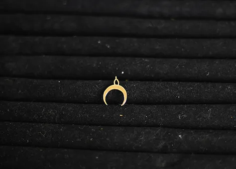 Crescent Moon Pendant Necklace