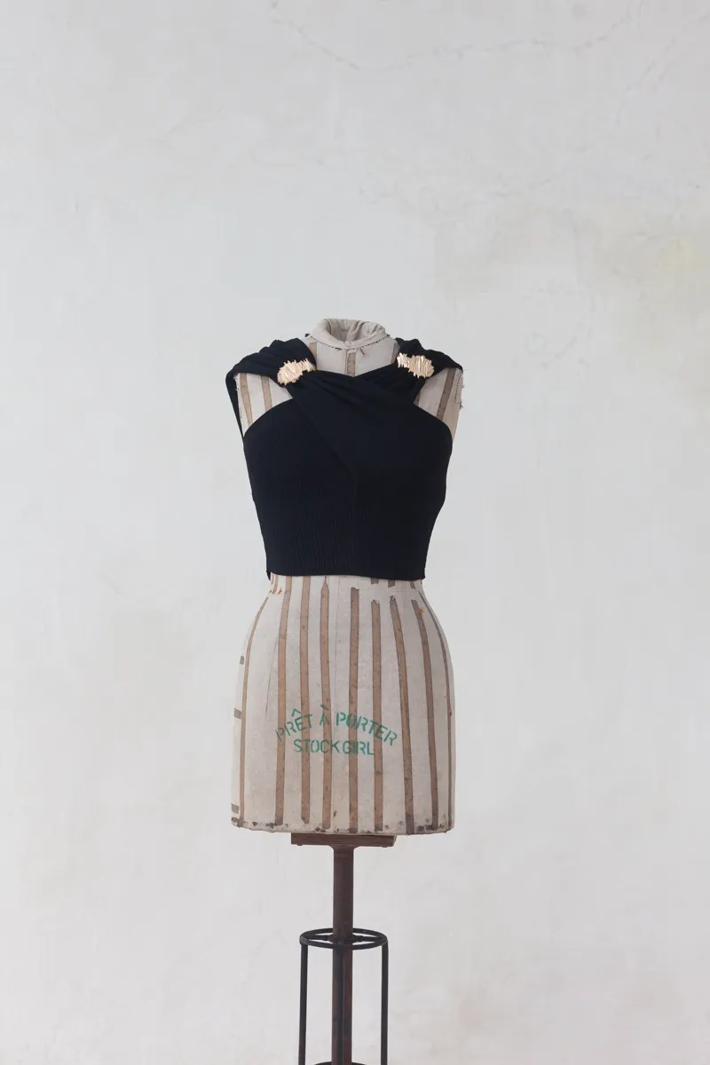 Black Knit Tanktop 