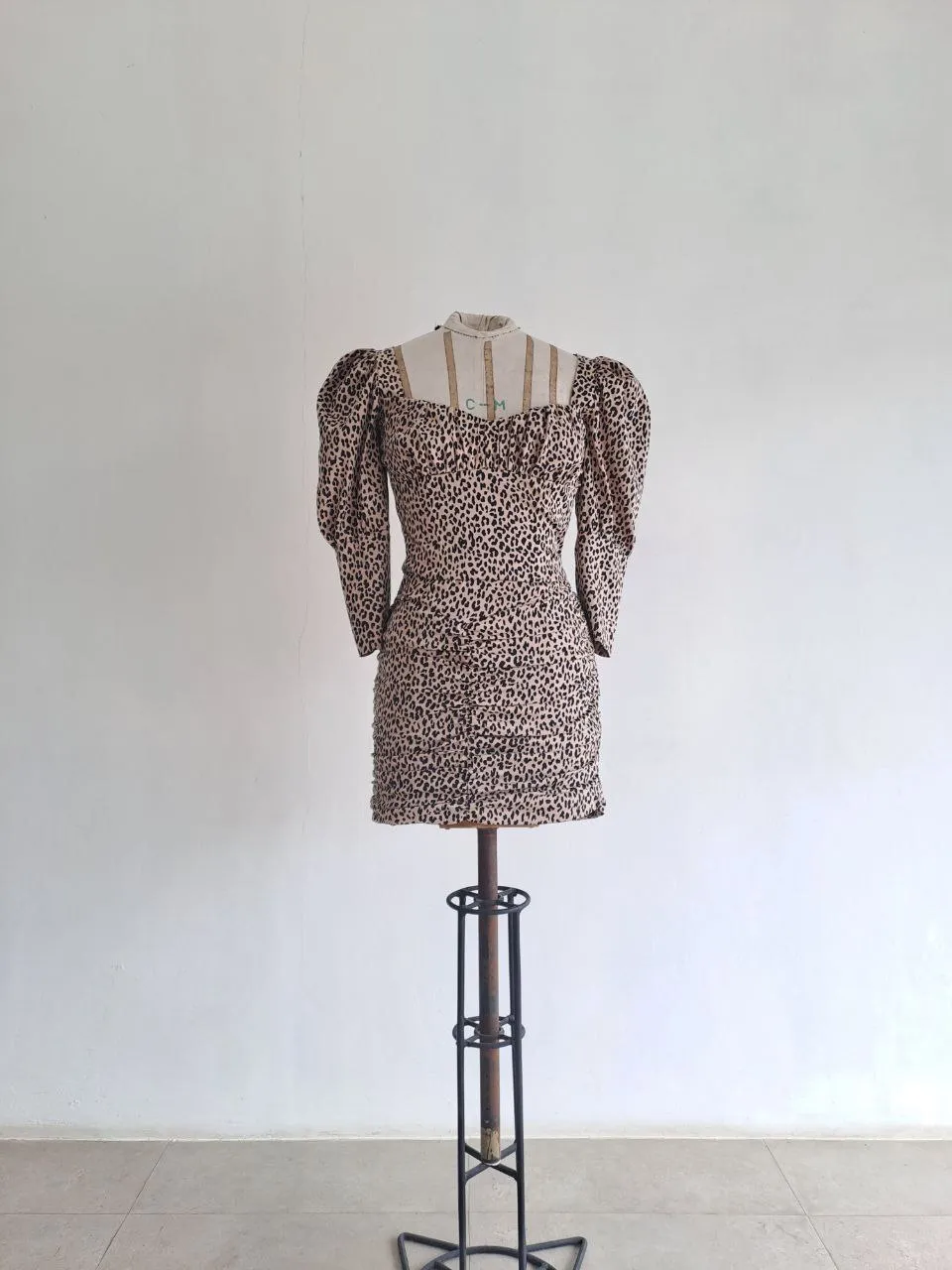 Leopard Dress Set ( Top and Skirt)