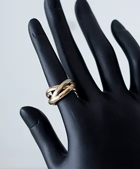 Three Band Gold Ring