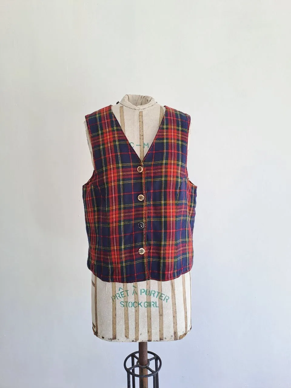 Tartan Waistcoat Vest