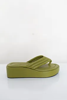 Light Green Platform Sandals