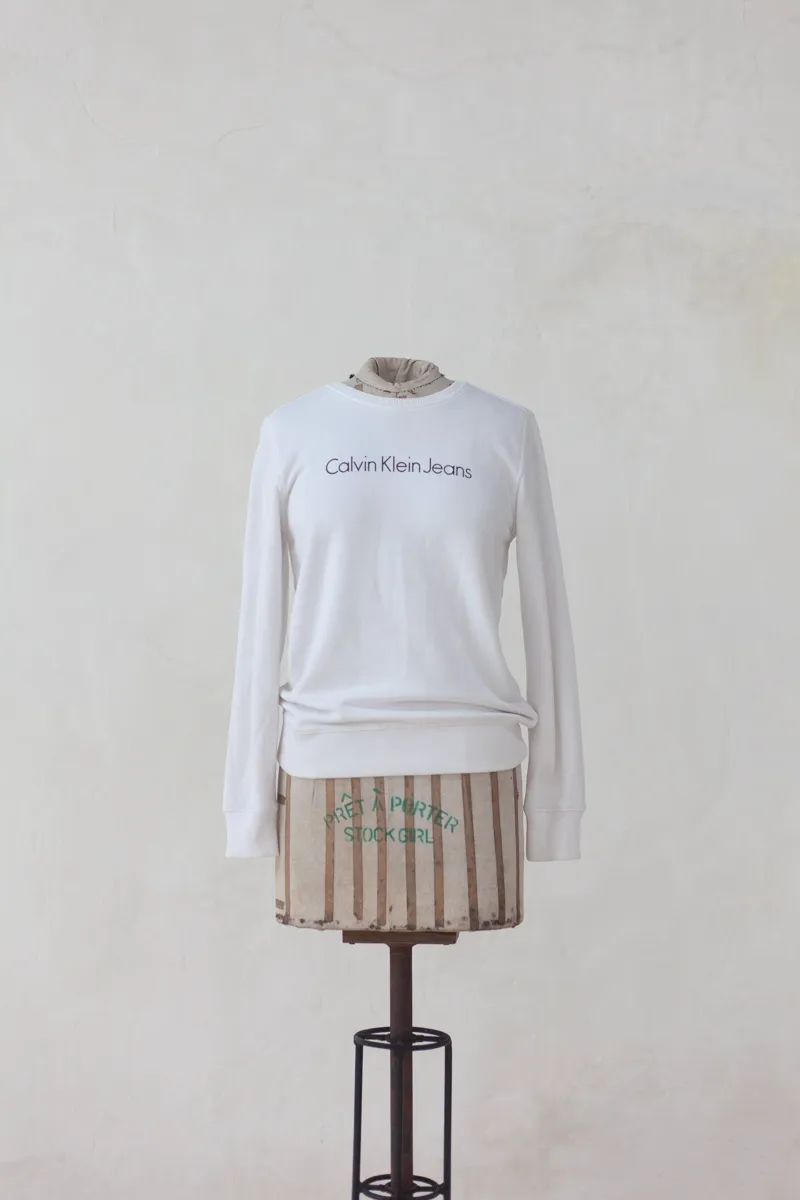 White Calvin Klein Sweater