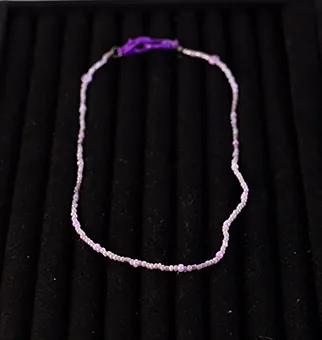 Lilac Bead Necklace