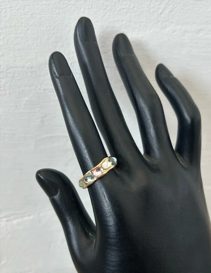 Gold Multistone Ring