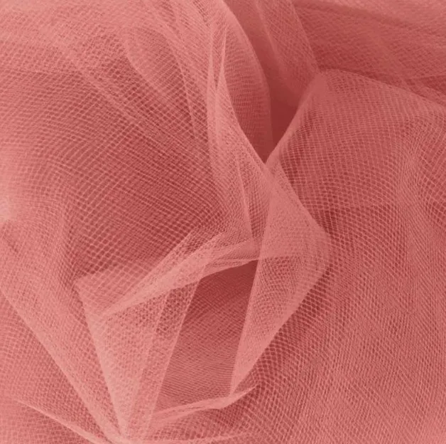 Dusty Rose Tulle Fabric