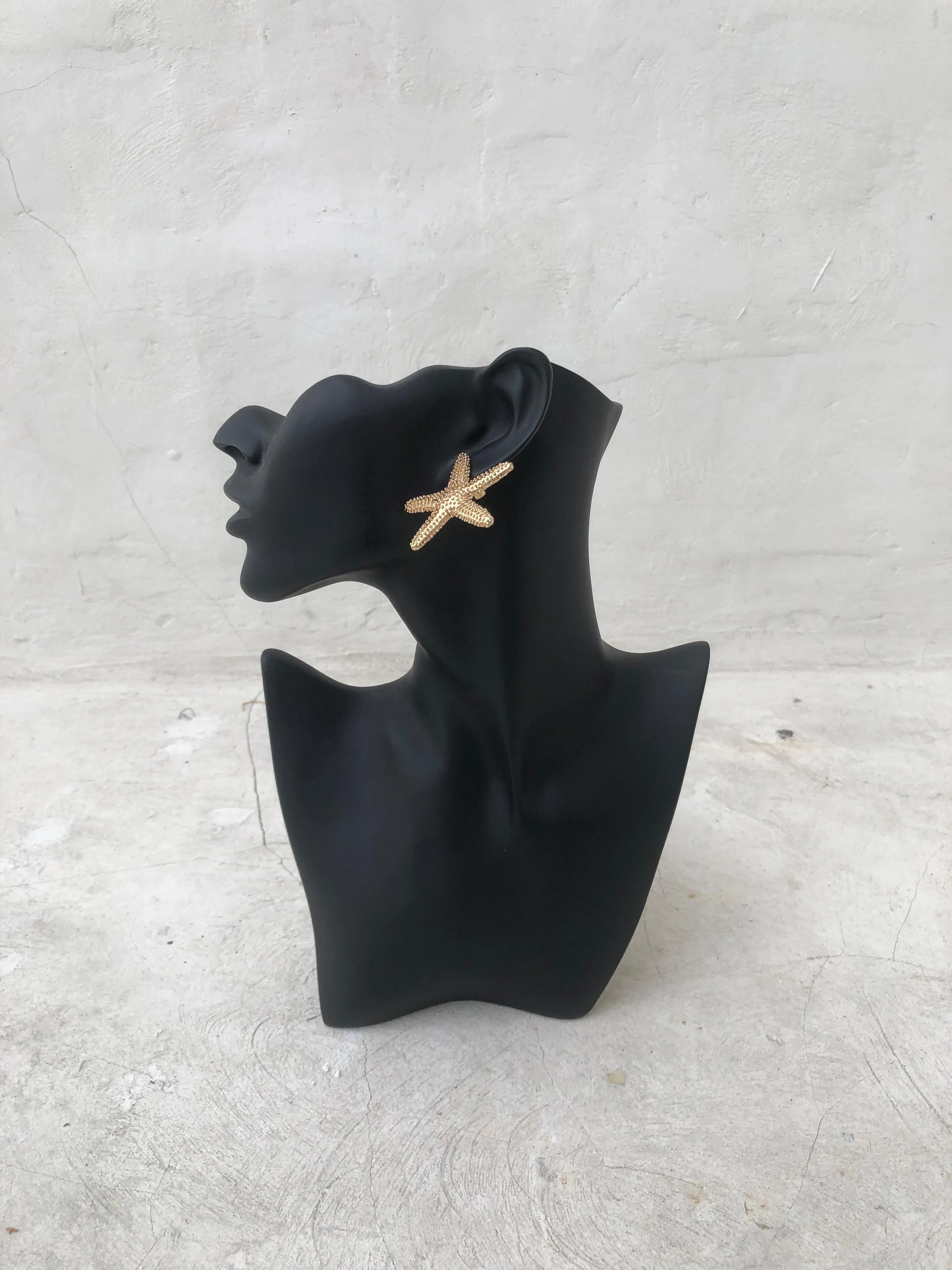 Gold Starfish Earrings