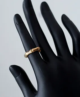 Bamboo Pattern Ring
