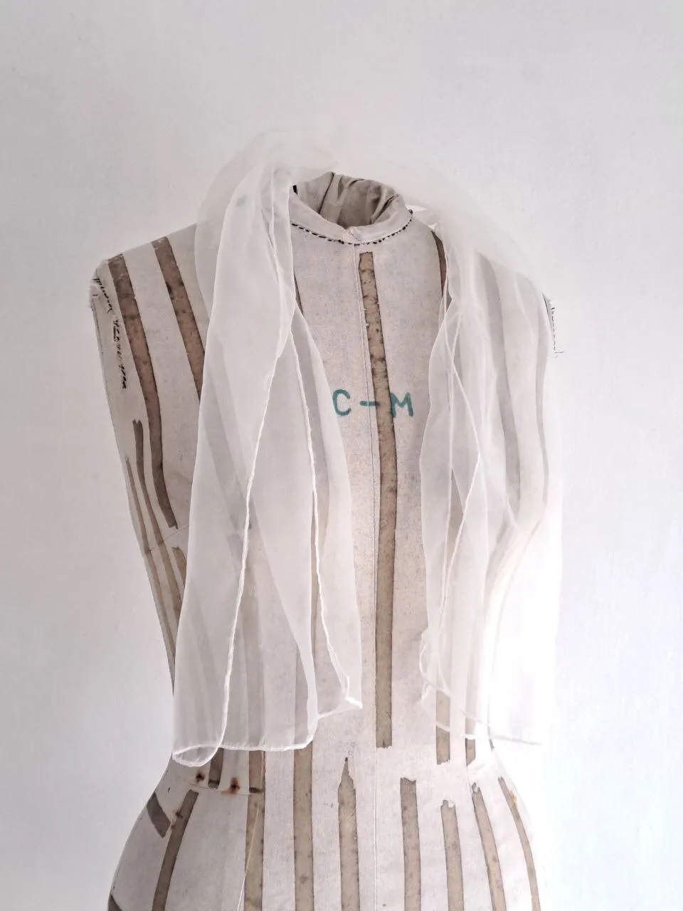 White Neck Scarf