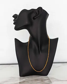  Twisted Chain Gold Necklace