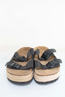 Black Birkenstock Style Sandals