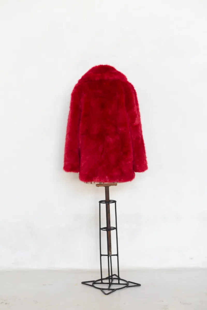  Faux Fur Coat 