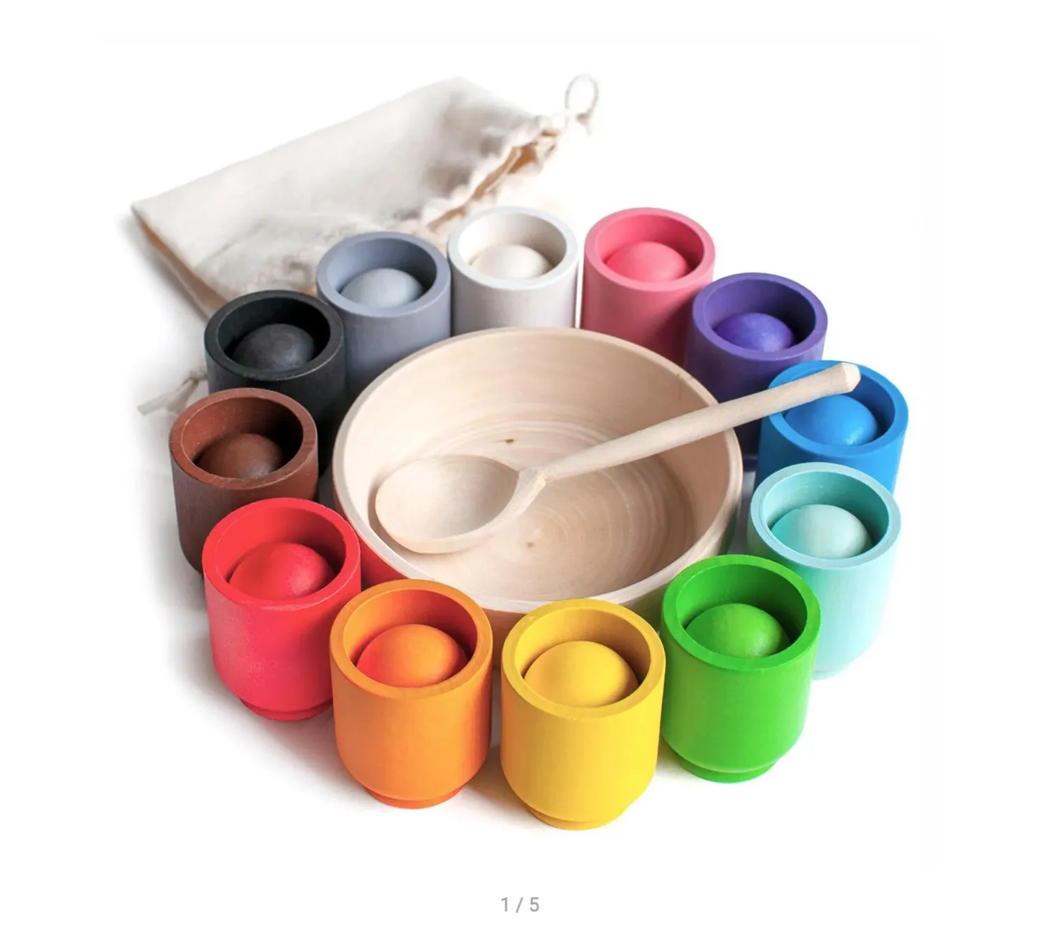 Ulanik Montessori dřevěná hračka 