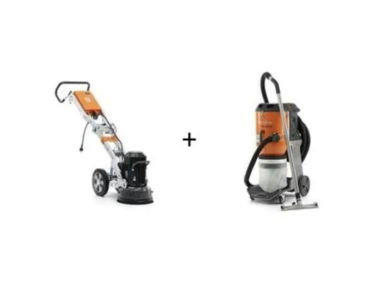 Floor Grinding Bundle 280mm/11" with H Class Dust Extractor