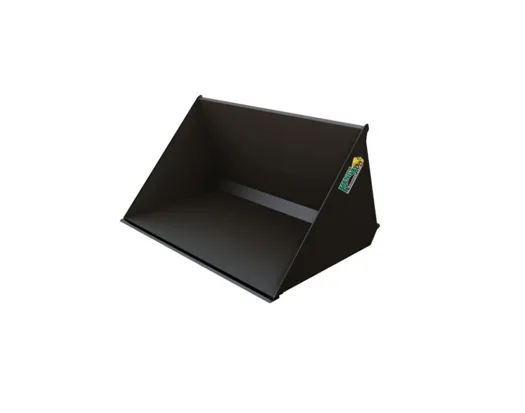 Mulch bucket for skid steer loader