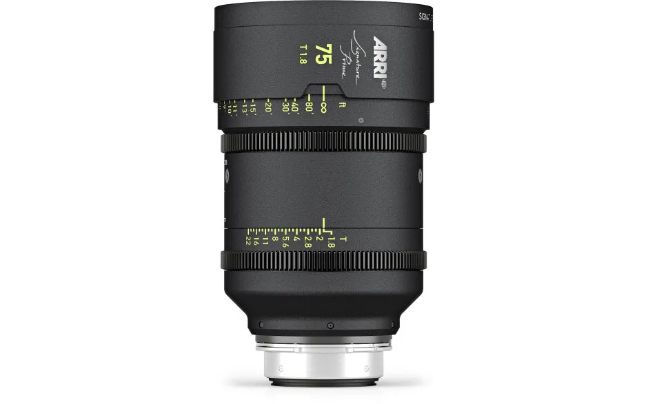ARRI Signature Prime 75mm / Feet / T1.8 LPL-Mount CF26" ø114
