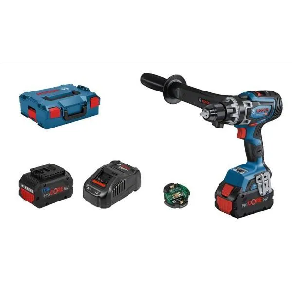 Bosch GSR 18V Drill w/ 2x batteries, charger, box