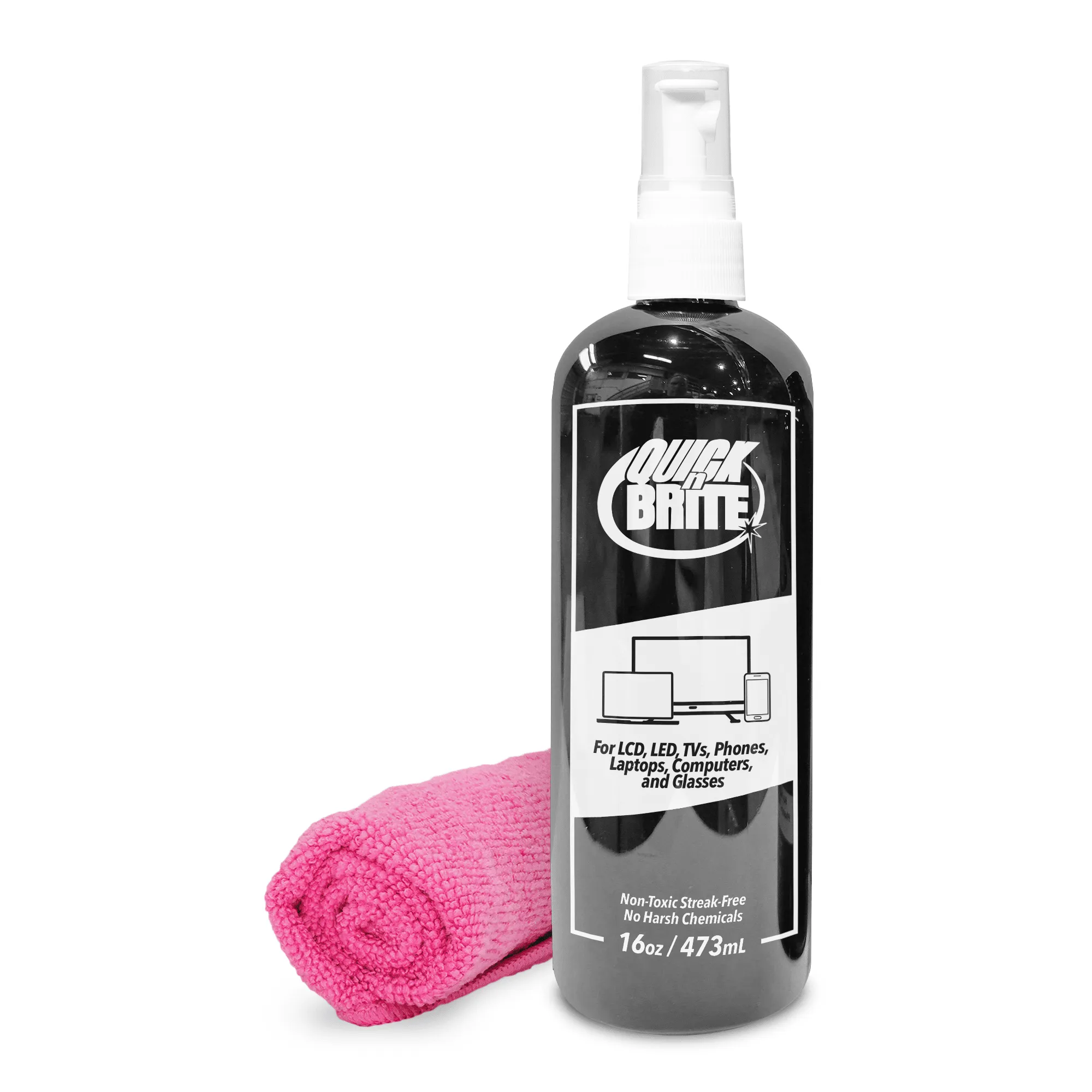 Monitor Clening liqued w/ Micro fiber cloth
