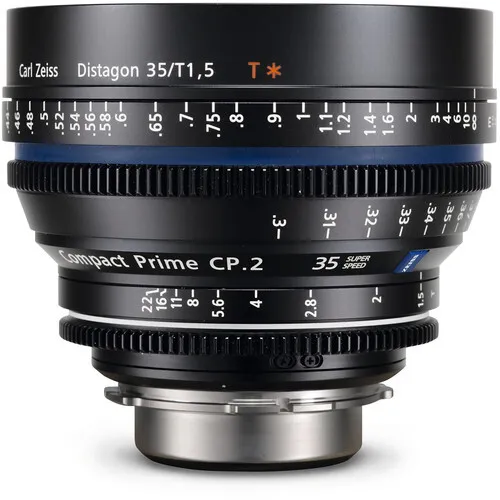 Zeiss Compact Prime CP2 35mm / T1.5 ø114 PL or EF mount Feet