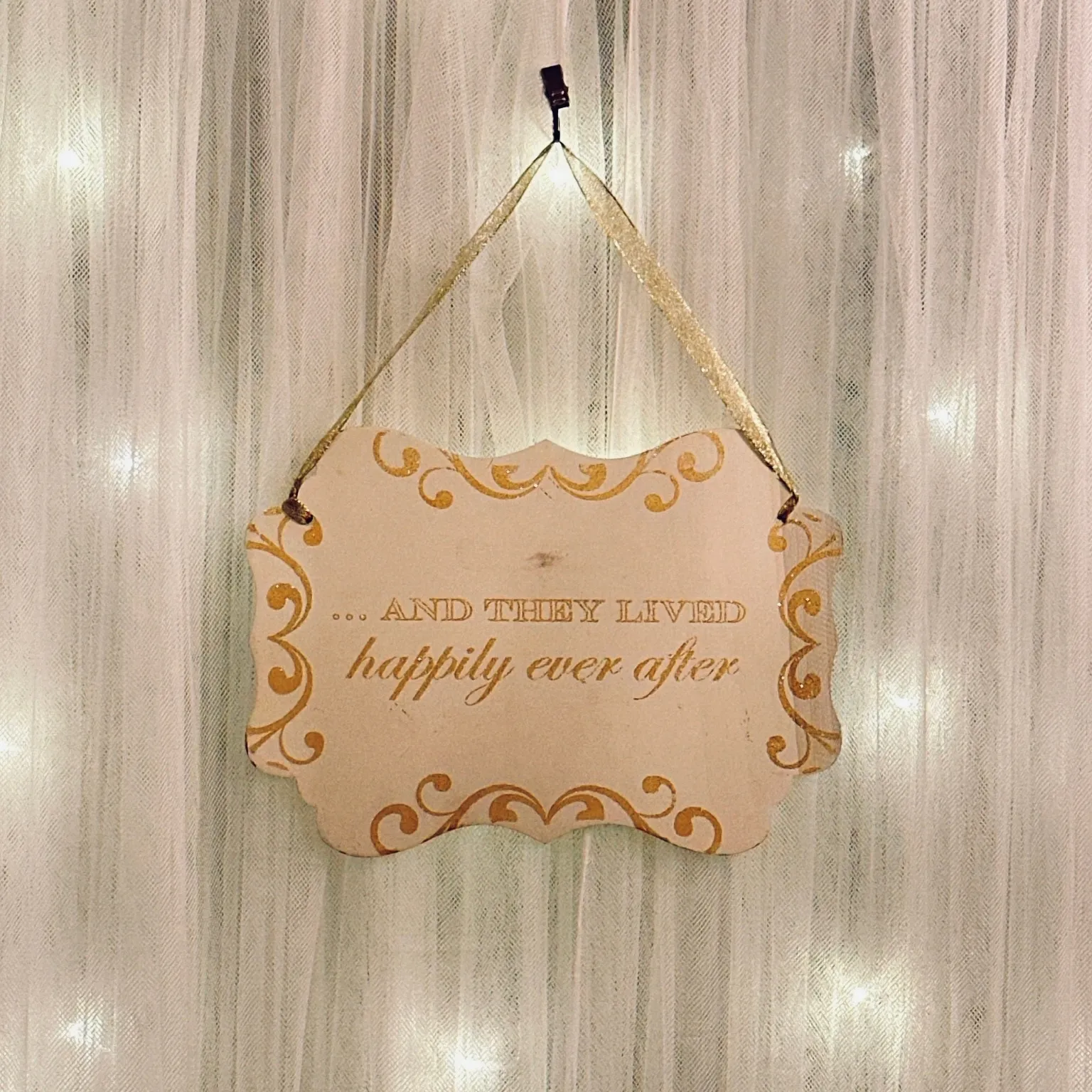 …And They Lived Happily Ever After (Gold/White)