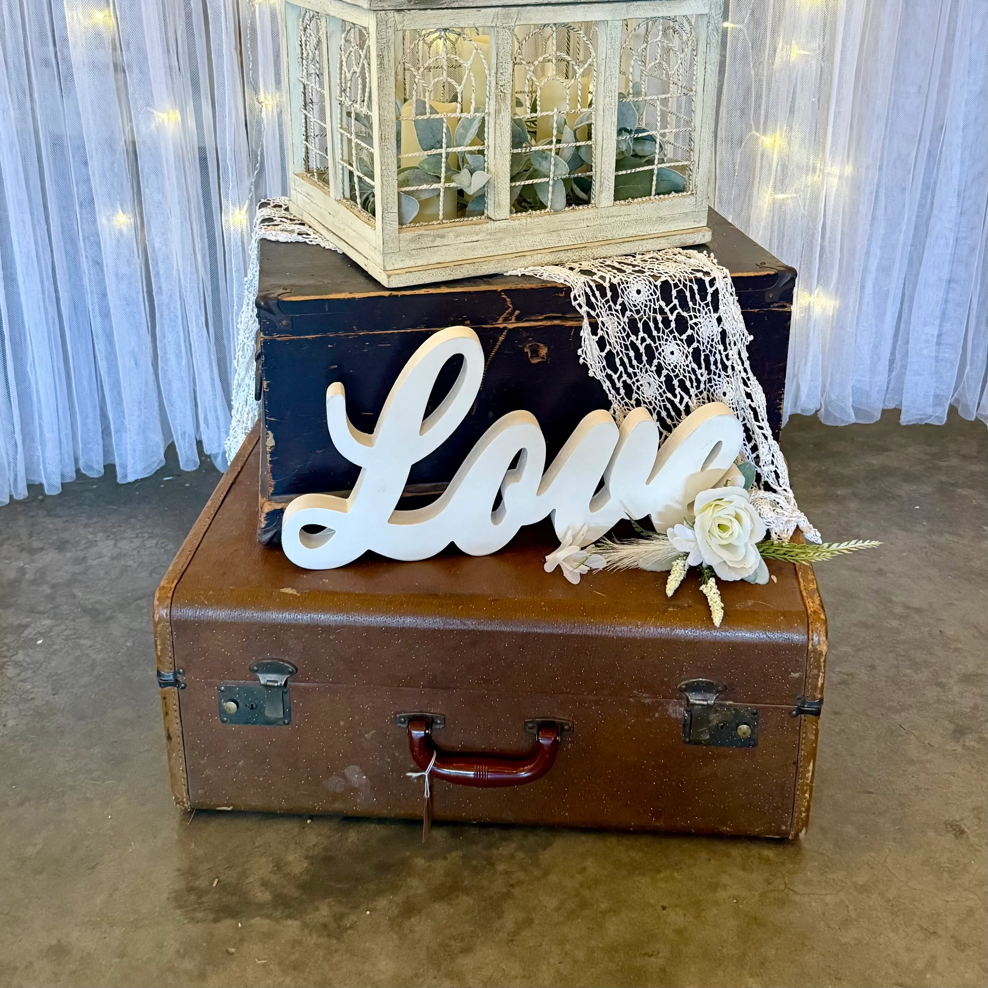 “LOVE” Letters (White)