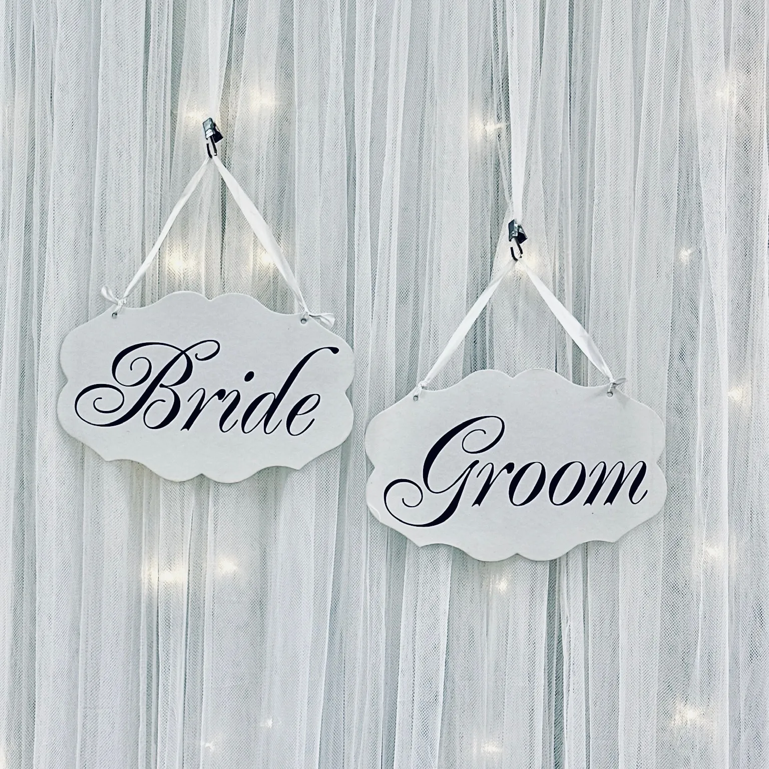 Bride & Groom (White/Black)