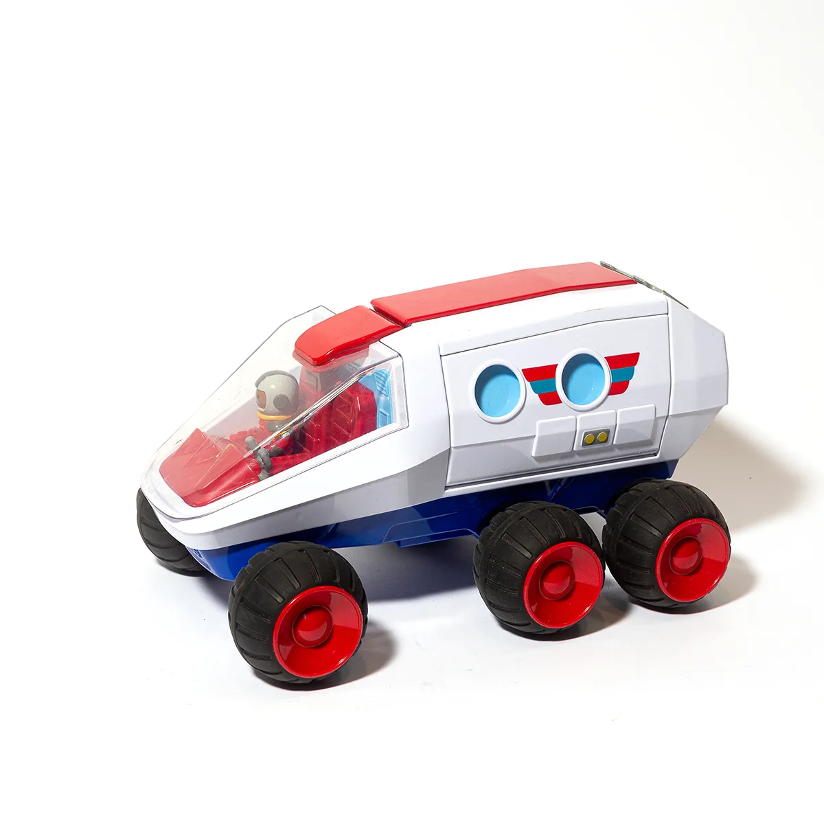 Childs Space Toy Red, White, Black, Moon Rover - 14" x 9"