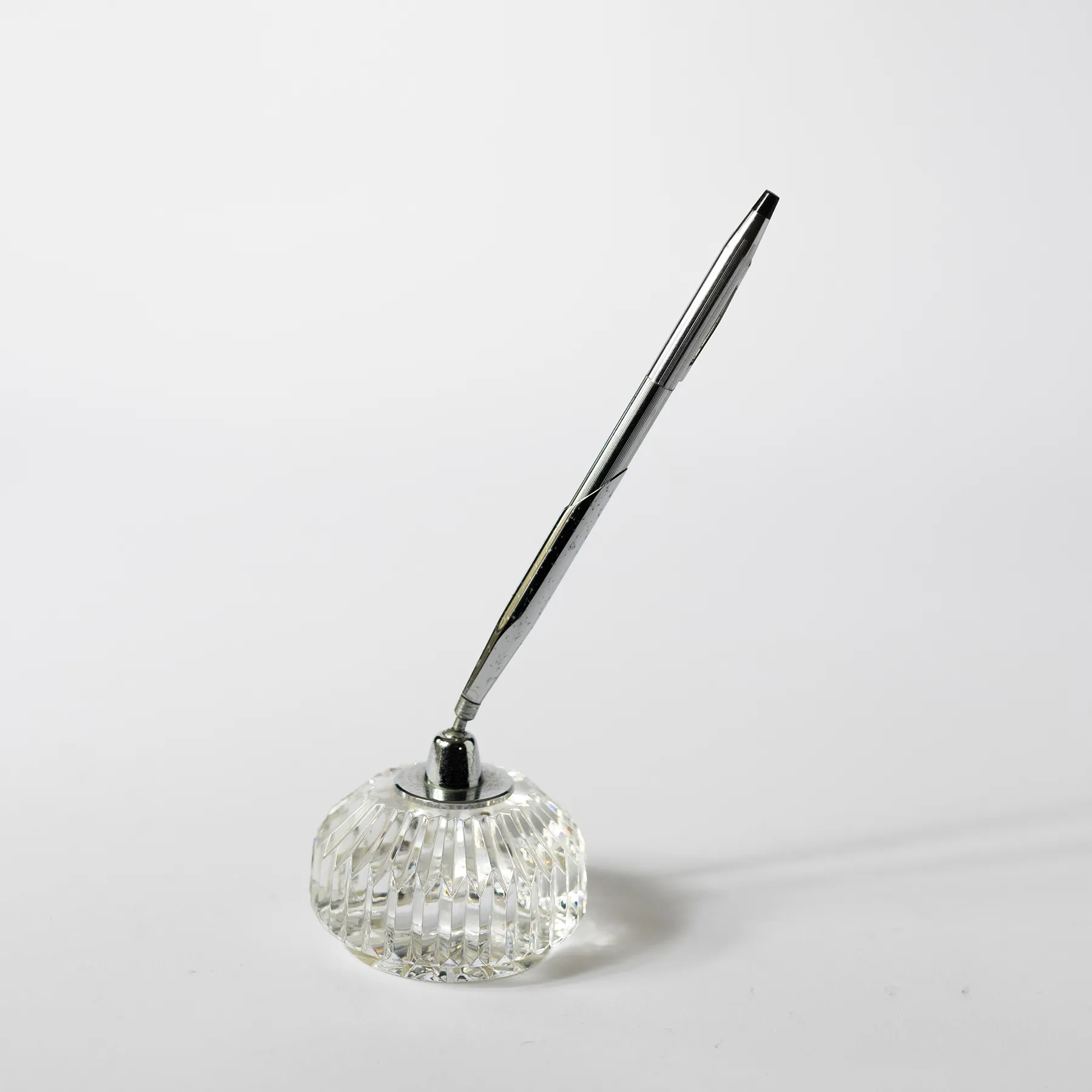 Waterford Crystal pen holder paper weight - 8.5" x 3"