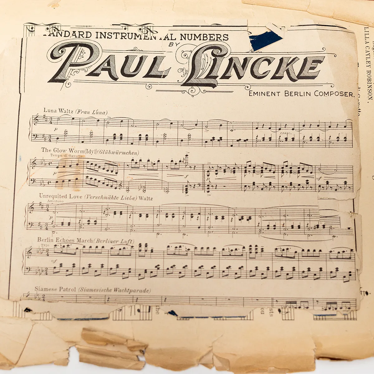 Assorted Sheet Music deteriorated. unkept, piano music,