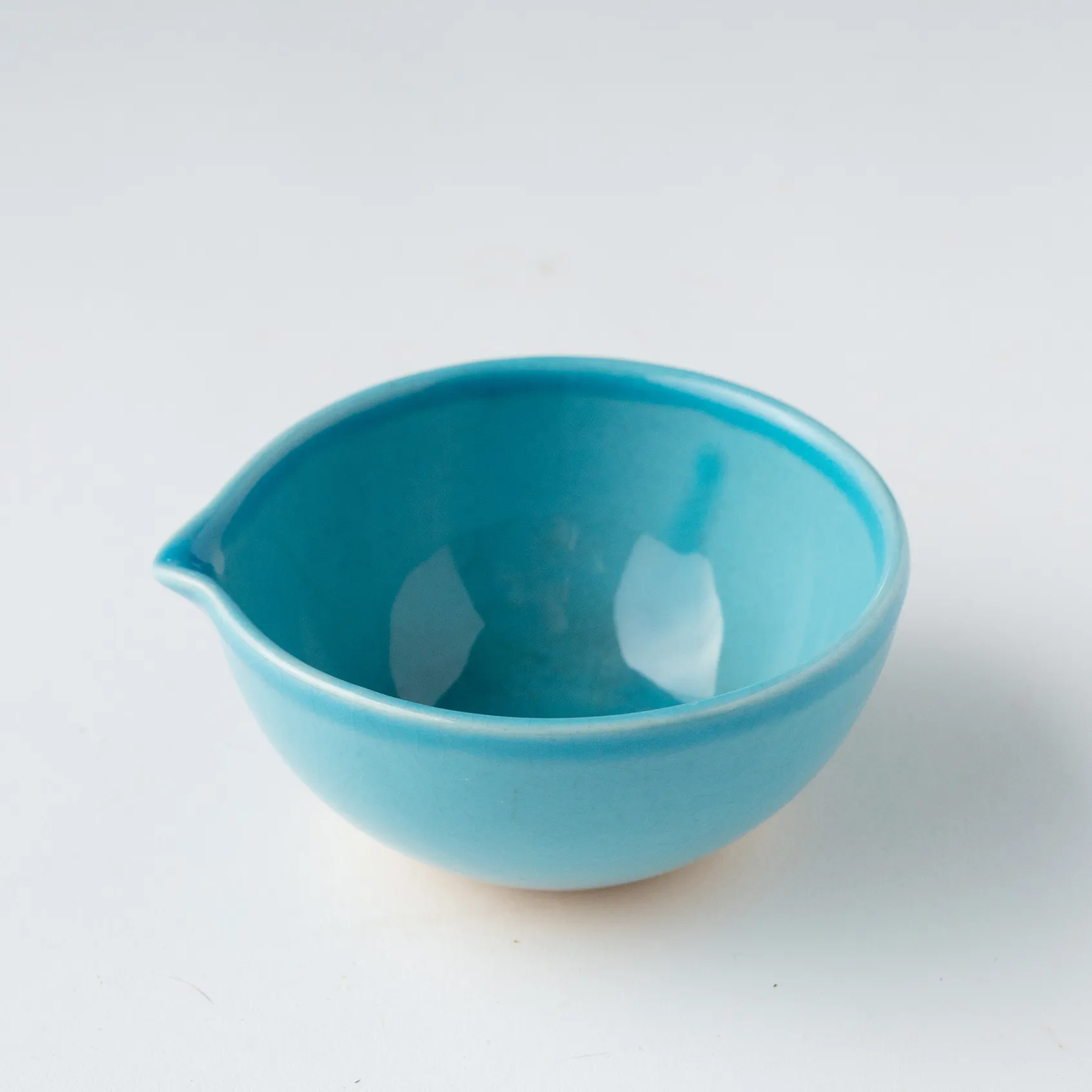 Blue Ceramic 1/4 Cup Anthropology - 3.5" x 2"