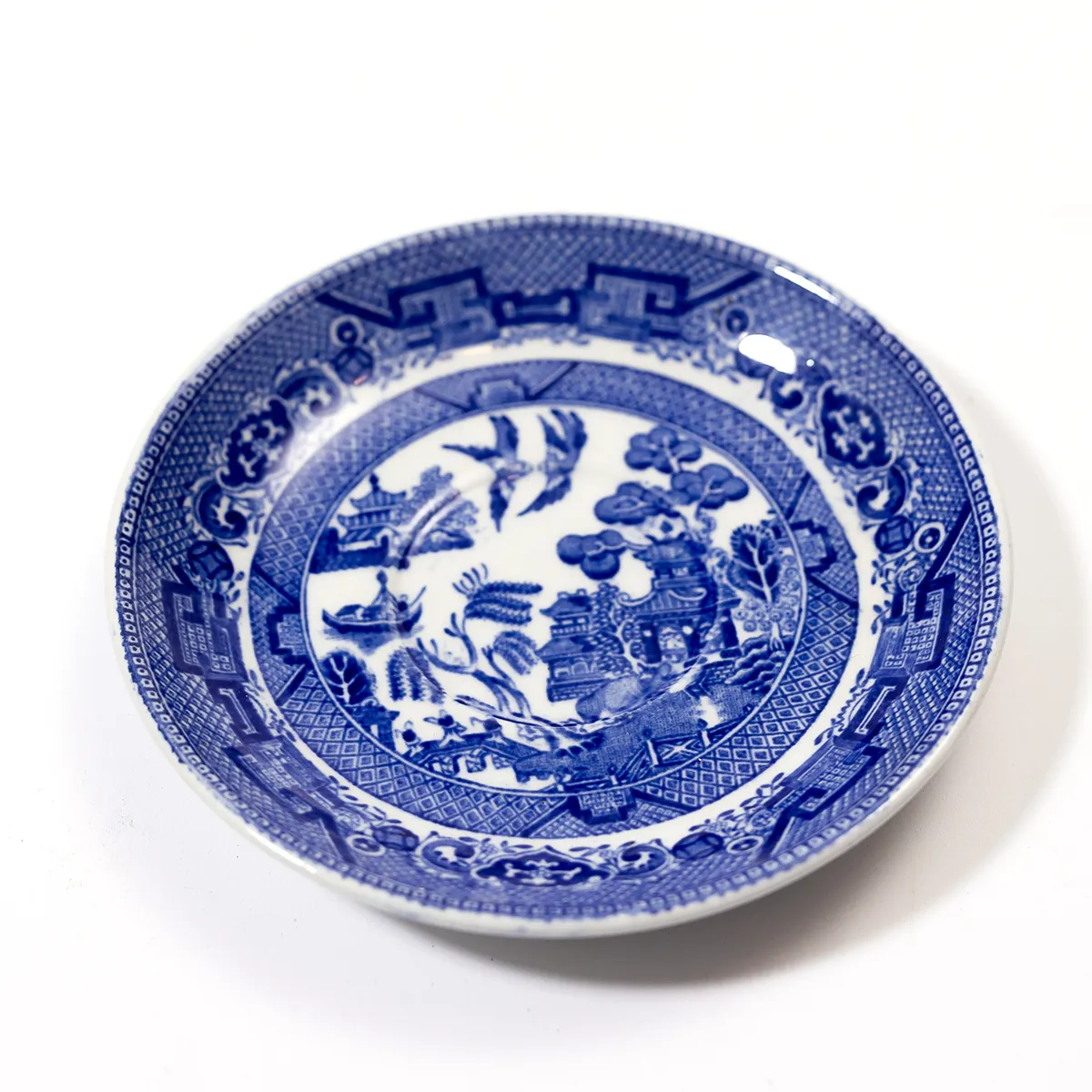 Blue Willow Ridgeway England 1832 Semit China - 4.75" x .75"