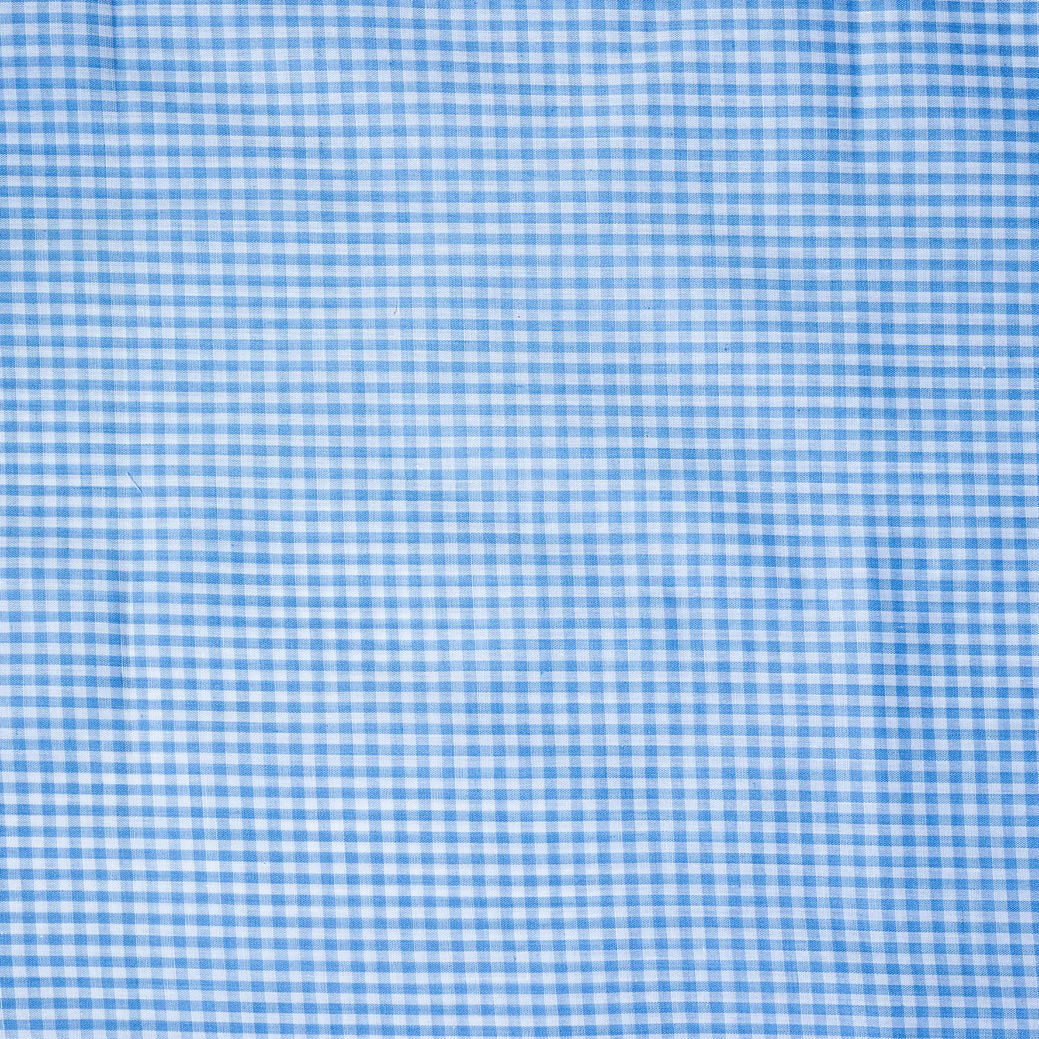 Vintage Fabric Blue and White Checkered - 41" x 60"