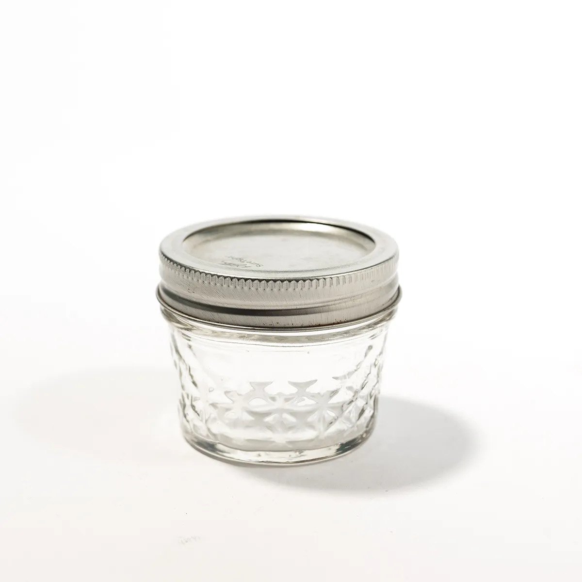 4oz Textured Ball Jar - 2.25" x 2.25"