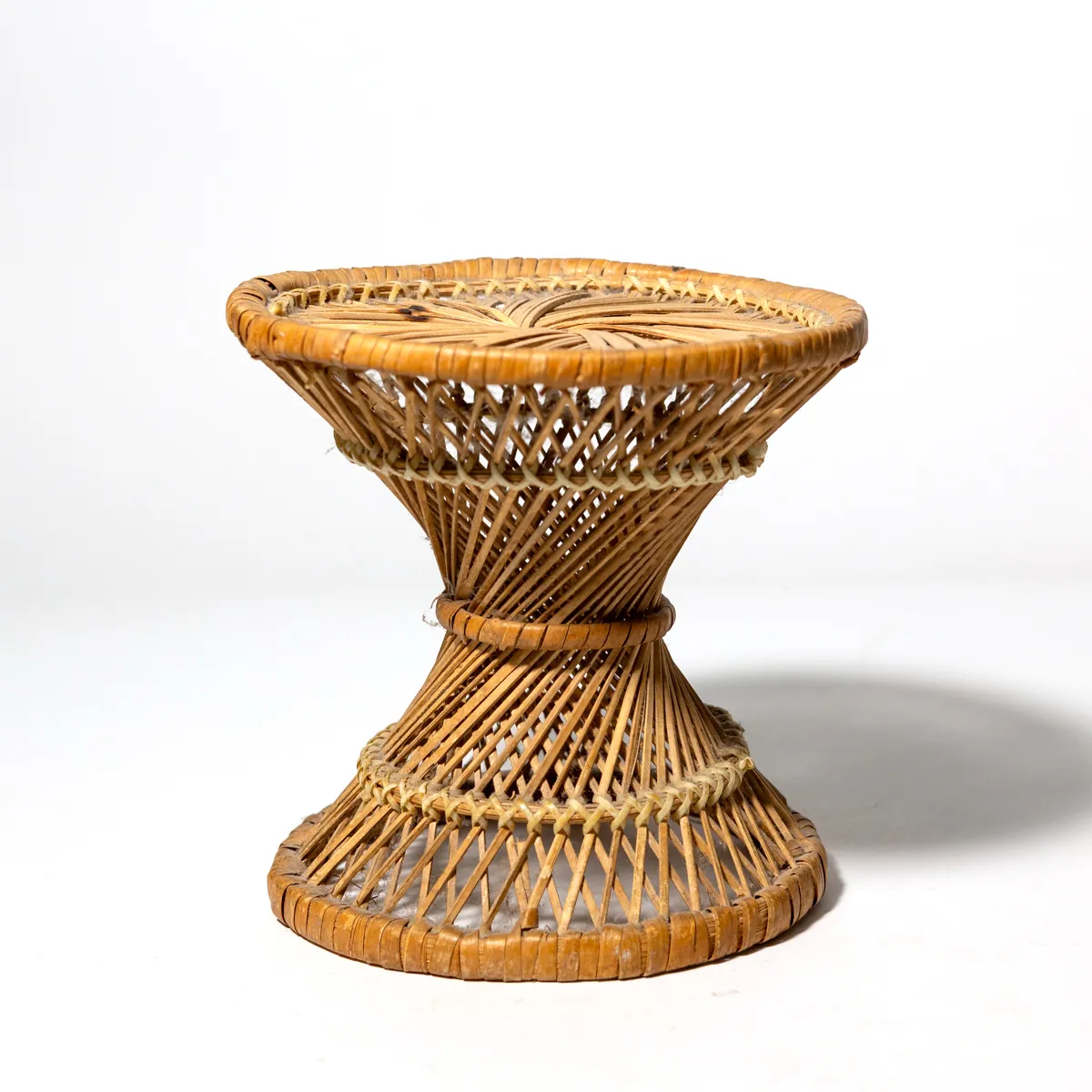 Boho Wicker Rattan house plant stand