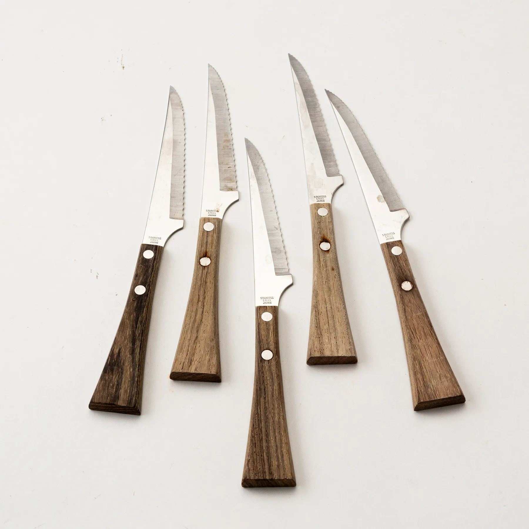 Set 5 Boho Serrated Steak knives