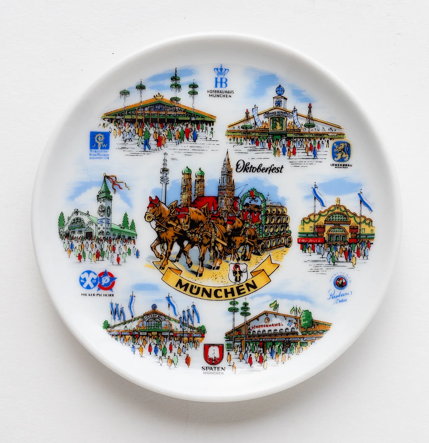 Munchen Souvenir Plate Munich Germany